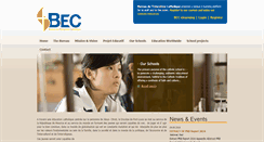 Desktop Screenshot of bec-mauritius.org